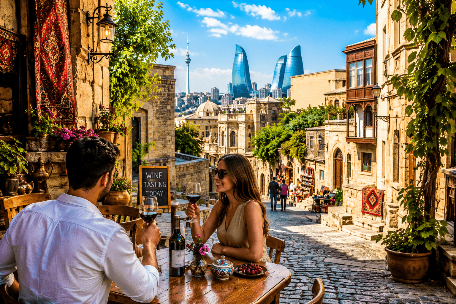 Baku Old City Wine Tour & A Taste of Azerbaijani History