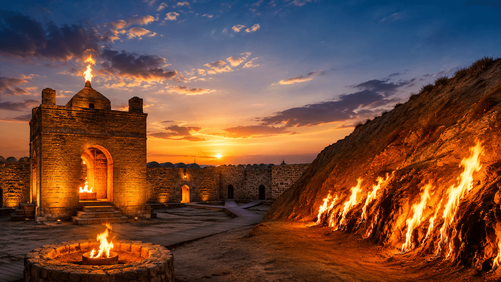 Ateshgah and Yanardag Discover Azerbaijan Land of Fire