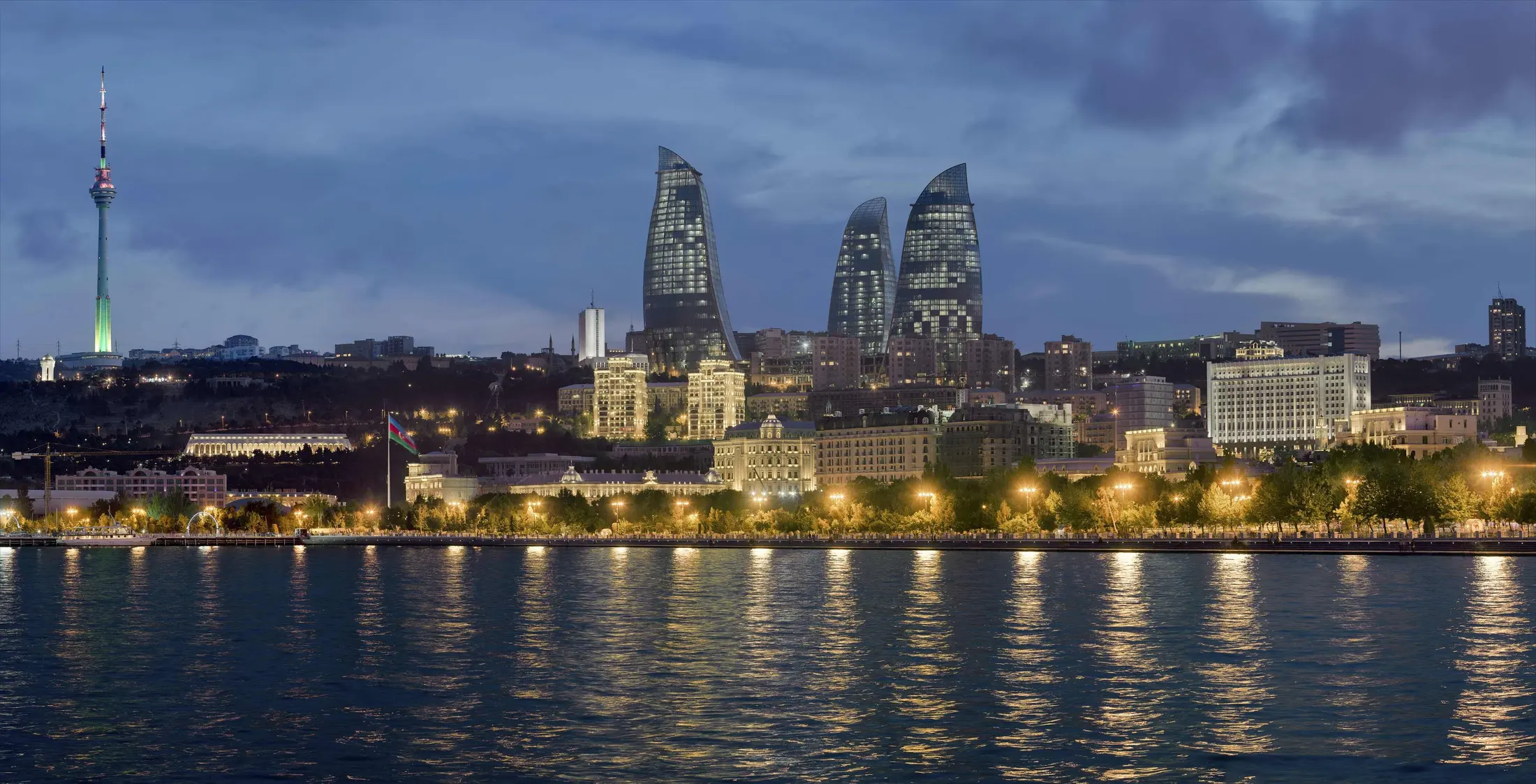 Baku Flame Towers & Night City Tour
